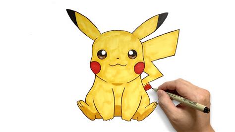 how to draw pikachu from pokemon|How To Draw Pikachu (Pokemon) .